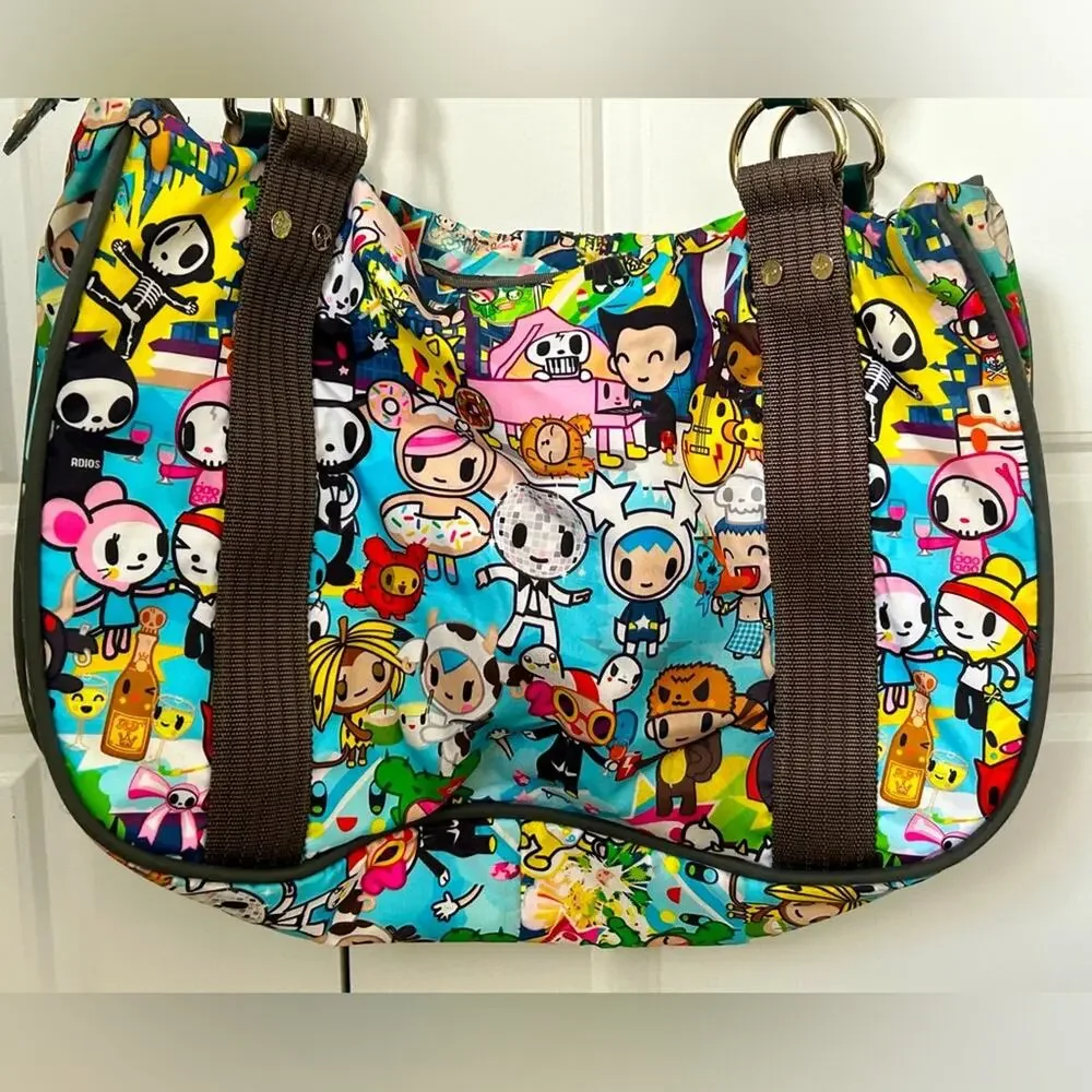 Retired Tokidoki Celebrazione Carezza hobo bag purse nylon Handbag